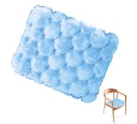EULANT Velvet Inflatable Camping Seat Cushion, Ultralight & Soft Air Indoor Sitting Mat Pad to Sit on for Flight Travel Concerts Grandstands Floor Sofa and Office