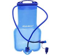 EULANT Water Bladder 1L/2L/3L Updated TPU Hydration Bladder Leak Proof Foldable Water Storage Pouch for Cycling Running Climbing Hiking, Capacity Adjustable & with Hose Protection Sleeve,BPA Free