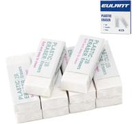 EULANT White Erasers Pack of 10 Erasers Children Soft 2B Eraser for School Offices Sketches Paintings Fine Arts