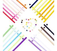 EULAPGOE 2100 Sheets Star Origami Paper 27 Assortment Color Star Paper Strip Double Folding Paper Sided Origami Stars Lucky Star Paper Solid Color Decoration Paper Strips Hand