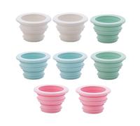 EULAPGOE 8pcs Package Drain Seal Deodorizer, Seal Hose Plugs, Seal Plugs Sewer Odor Proof Seal Ring Pipe Connector for Bathroom Laundry Kitchen Cleaning Tools