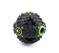 Eulapgoe Dog Toy Ball 9cm Treat Dispenser Interactive Enrichment Dog Puzzle Teeth Cleaning Chew Exercise Game IQ Training