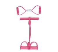 EULAPGOE4-Tube Foot Tension Rope Abdominal Exercise Equipment Tube Pedal Resistance Band, 8-Type Tension Band Multifunctional Stretch Tension Rope