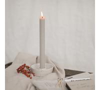 Eulenschnitt Taper Candles, Set of 4 - Grey