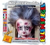 Eulenspiegel Motif-Set Small Zombie, Makeup Set With Schminkanleitung 1 Brush