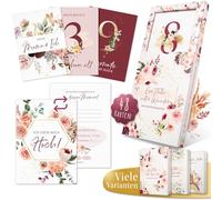 EULENTALER Milestone Cards Baby Girl | Designed by Educators