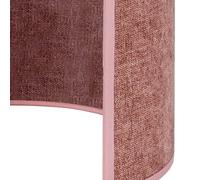 Euluna Celine wall light, pink, chenille fabric, height 24 cm