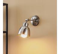 Euluna Emoti wall light, 1-bulb, chrome