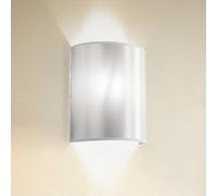 Euluna Satin wall light in satin, white/gold