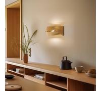 Euluna Tornado wall light, gold