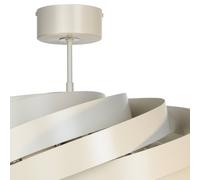 Euluna Vento ceiling light, beige, Ø 60 cm