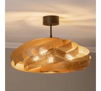 Euluna Vento ceiling light, gold-coloured, Ø 60 cm