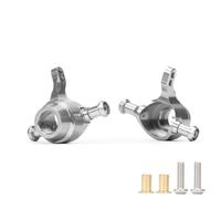 eumenghe Aluminum 6061 Front Knuckle Arms A3 For TAM-IYA 1/10 rc TT-01 TT-01D TT01E CHASSIS Upgrade Parts(Silver)