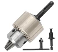 Eumtenr Heavy Duty 5/64"-1/2" Capacity 1/2-20UNF Drill Chuck for 1/2-20UNF Thread Spindle,with 1/4" Hex Shank, SDS Plus Shank Quick Conversion Adapt and Chuck Jaw Tightening Key