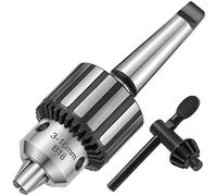 Eumtenr Heavy Duty 5/8" Drill Chuck with K32 Chuck Key and MT2 Shank | #2 Morse Taper Arbor