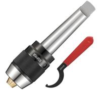 Eumtenr Heavy Duty APU16 1/32-5/8 Inch MT4 Shank Precision Integrated Keyless Drill Chuck, Titanium Jaws