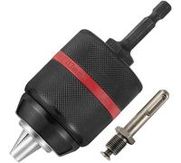 Eumtenr Multi Quick Replacement Keyless Chuck, 1/2-20UNF Mount, 1-13mm Self-tighten, Metal, Drill Chuck, Compatible with Drilling Machine