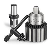 Eumtenr Super Heavy Duty 5/8" (3-16mm) Magnetic Drill Chuck with 3/4" Weldon Shank Adapter (B16)