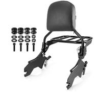 Eumti HoldFast Sissy Bar Upright for FLSB, FXLR, FXLRS, FXLRST Detachable Passenger Backrest w/Sport Luggage Rack w/Docking Hardware Fit Harley Sport Glide Low Rider 2018-Up