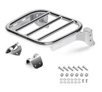 Eumti Luggage Rack for Softail, Backrest Holdfast Sissy Bar Rear Sport Solo Detachable Rear Luggage Rack Fits 2018-2024 Deluxe FLDE Street Bob FXBB FXBBS Heritage FLHC FLHCS Standard FXST Slim FLSL