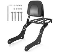 Eumti Motorcycle Sissy Bar Detachable Rear Passenger Backrest with Luggage Rack Backrest Pad for Honda Rebel 1100 1100T CMX1100 DCT 2021-2024 Replace OEM P/N:08R71-MLA-A00MLA-A00