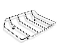 Eumti Motorcycles Air Wing Chrome Luggage Rack Carrier Trunk Top Rack Rail Mount Compatible with Harley Touring CVO Street Glide Electra Glide Road Glide Road King Ultra Limited 1984-2025