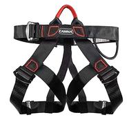 EUNEWR Climbing Harness,Adjustable Half Body Tree Climbing Harness,Widen Protect Waist Safety Harness for Rock Climbing Rescuing Work Fire Rescuing Caving
