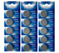 Eunicell 15 x CR2450 3 V Lithium Battery 540 mAh 3 (Blister Ercards 5 Battery FBA
