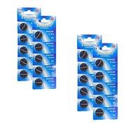 Eunicell - 20 x CR2032 3V Lithium Coin Battery/Button Battery - (DL2032/CR2032) Suitable for use in LED lights, Digital Voice Recorders, Toys, Blood Glucose, Cholesterol Testing, Meters, Toys