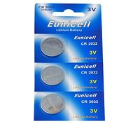 Eunicell 3 x CR2032 3 V Lithium Battery Vertrieb Deutschland