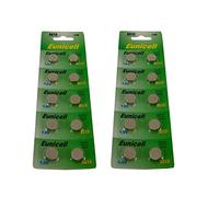 Eunicell 40 x AG13 Button Cell Batteries G13 SR44 LR44 A76 V13GA PX76A 357