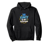 Eunity Is My Superpower Retro European Day Pullover Hoodie