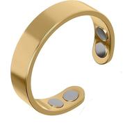Eunmsi Auvalis Magnetic Acupressure Ring - Adjustable Fatigue Relief & Sleep Aid, Anti-Snoring - Vitality, Sleep Improvement & Stress Reduction (Gold)