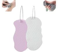 Eunmsi Super Soft Exfoliating Bath Sponge, 3D Magic Sponge, Pink+White