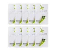 EUNYUL [Pack of 10] Daily Care Facial Sheet Mask Pack Cucumber x 10ea Korean Skincare Hydrating & Nourishing & Natural Ingredients for All Skin Types