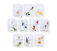 EUNYUL [PACK OF 50] Daily Care Sheet Mask Pack (10 Types x 5 Set) Korean Skincare face masks beauty face mask bulk set