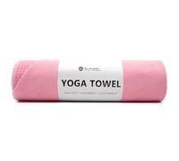 Eunzel Hot Yoga Towel - Microfiber Non Slip Yoga Mat Towel with Grip Dot Sweat Absorbent Towel for Hot Yoga, Pilates and Fitness 72" x 24", Teal/Orange