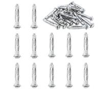 eupdd Pack of 40 Cavity Dowels Metal: M6 x 52 mm Cavity Dowels, Metal Expansion Dowels with Internal Thread for Plasterboard, Cavity Walls, Pictures, Shelves, High Load Capacity