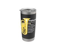 Euph Humour for Brass Band Musician A Funny Euphonium Pride Stainless Steel Insulated Tumbler
