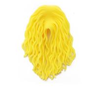Eupheng 240 Legs in Pack Squirmy Wormy Soft Worm Body Soft Worm Silicone Wiggly Fly Tying Materials Multiple Colour (Yellow)