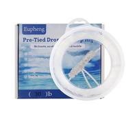 Eupheng Pre-Tied Dropper Loop Fishing Rig, 18" Spacing, 5.5" Loop Size, Ideal for Saltwater & Freshwater Fishing, 20lb-80lb Line Options