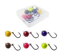 Eupheng Swing Sheepshead Jigs, Standup Style Saltwater Fishing Jigheads, 1/4oz 3/8oz 1/2oz 1oz with 2X Strengthened Hooks for Blackfish (Tautog), Grouper & Snapper