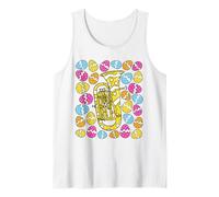 Euphonium Easter Euphoniumist Brass Musician Music Teacher Tank Top