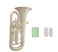 Euphonium Euphonium Silver Plated Three Buttoned One Slanted Key Tuba Harpsichord