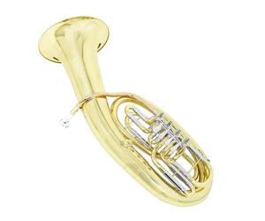 Euphonium, Four-Key Flat Key Professional Euphonium Brass Musical Instrument Parts & Accessories with Case