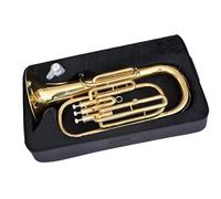 Euphonium Instrument B Flat Three Vertical Key Tenor Horn Holding Euphonium Brass Instrument With Case And Mouthpiece