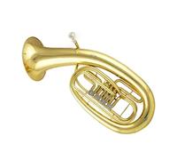 Euphonium Instrument Bb Tone Yellow Brass Gold Lacquer Body 4 Rotary Valves Euphonium Instrument With Mouthpiece And Storage Case