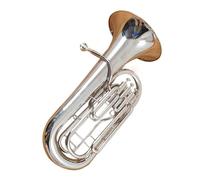 Euphonium Instrument Bb Tone Yellow Brass Nickel Plated 4 Piston Valve Euphonium With Mouthpiece And Case