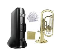 Euphonium Instrument Three-key Stand Key Professional Playing Type B Flat Brass Lacquer Gold Euphonium Instrument With Mouthpiece