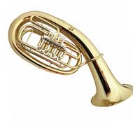 Euphonium Kit Four Flat Keys Upper Bass Tuba Instrument Brass Beginner B Flat Golden Band